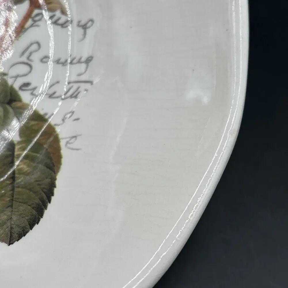 Effetti ď Arte Decorative Painted Bowl 8.5 in Handmade In Italy - With Crazing